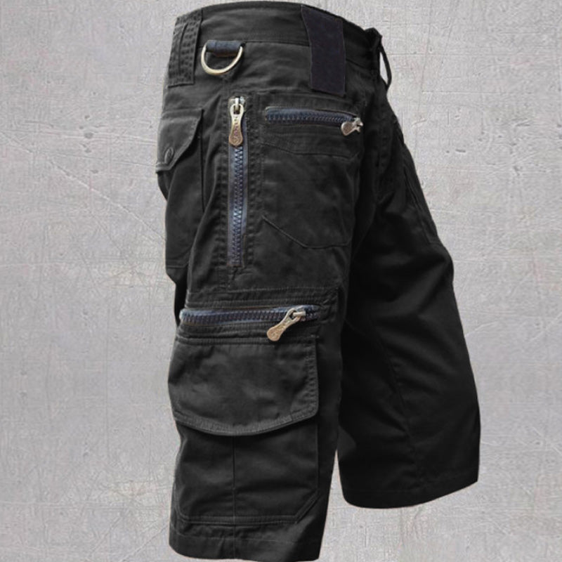 Lars™ Cargoshorts – Sval bomullsblandning