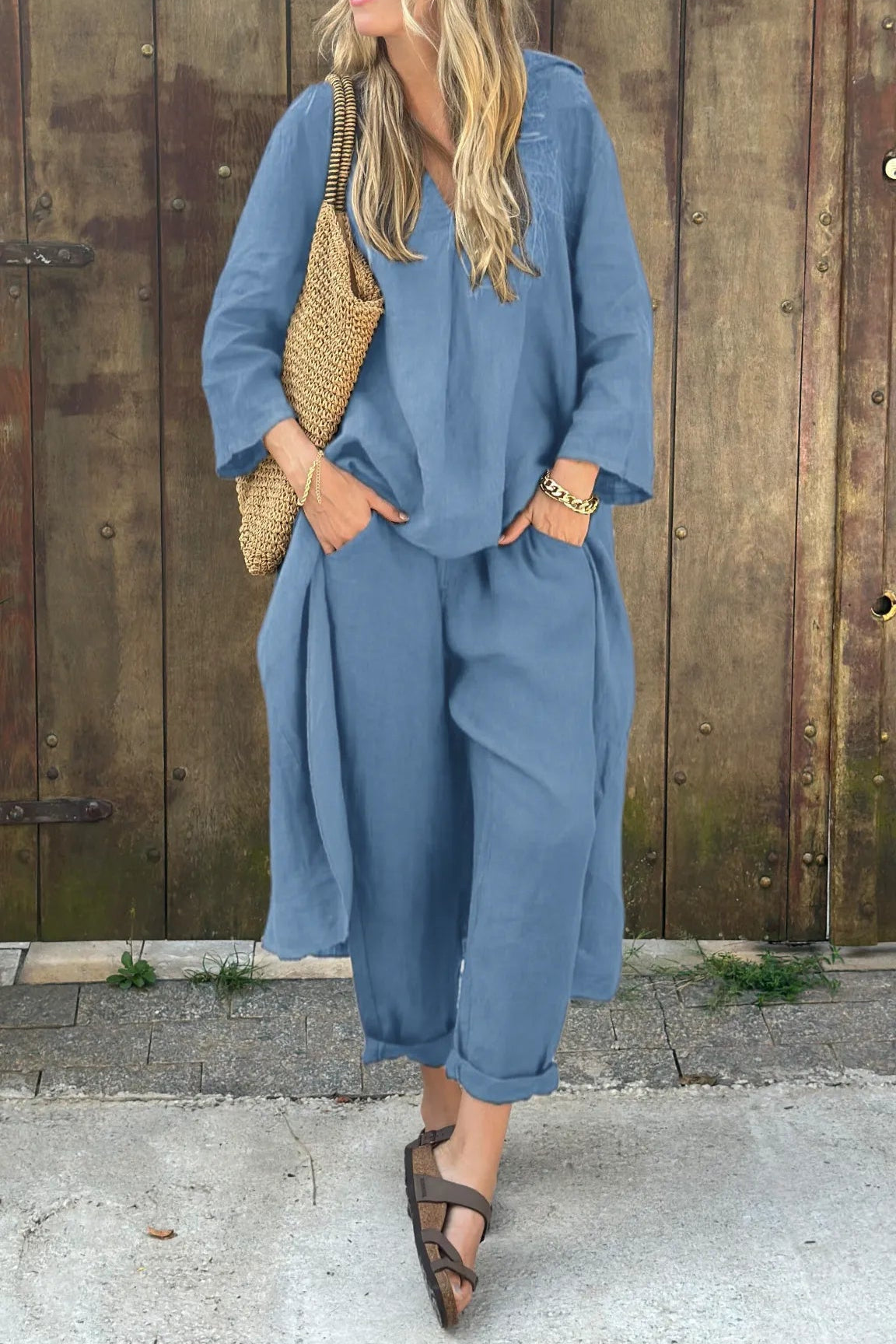 Angelica™ | Chic tvådelat set med enkel elegans och mångsidig stil