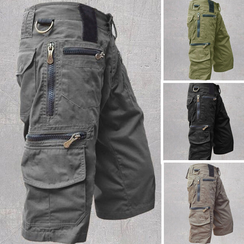 Lars™ Cargoshorts – Sval bomullsblandning