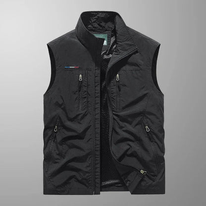 Kasper™ | Andningsbar Cargo Bodywarmer med Flera Fickor