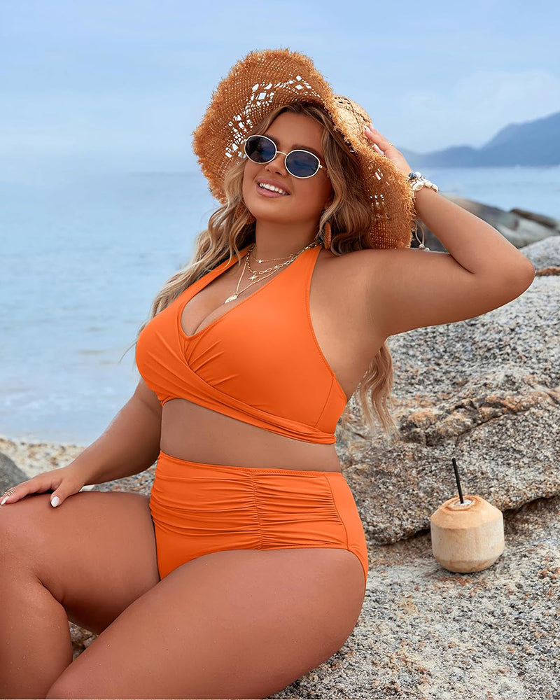 Soof™ | Modernt bikiniset med hög midja – Elegant, diskret och feminin