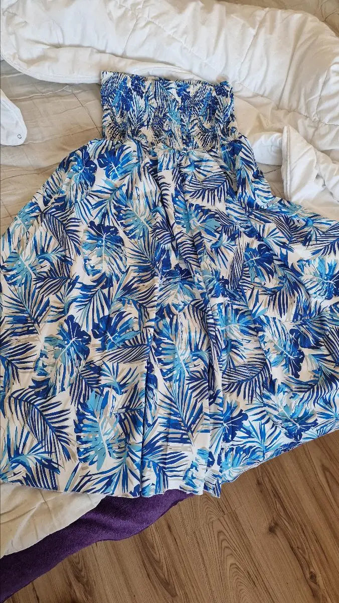 Inge™ – Luftig Boho-kjol med Vintage Paisley och Resårmidja