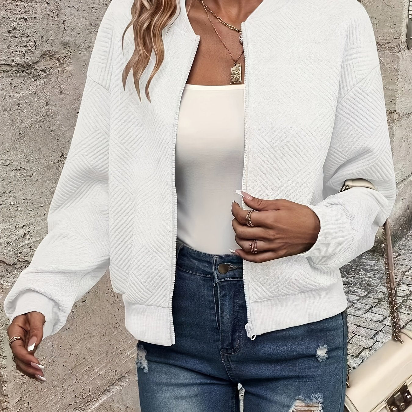 Sandra™ | Lätt Sommarjacka med Dragkedja (40% Rabatt)