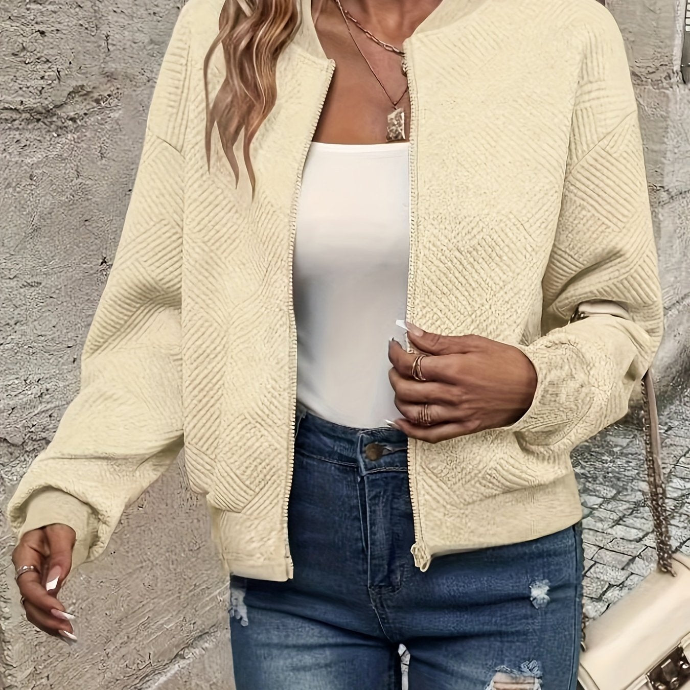 Sandra™ | Lätt Sommarjacka med Dragkedja (40% Rabatt)