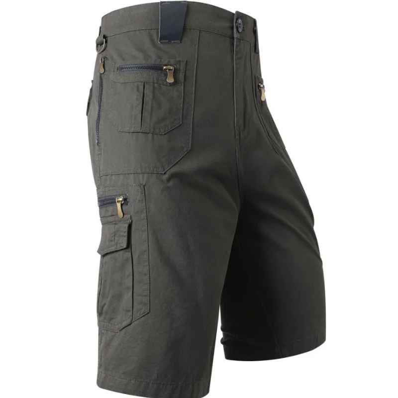Lars™ Cargoshorts – Sval bomullsblandning
