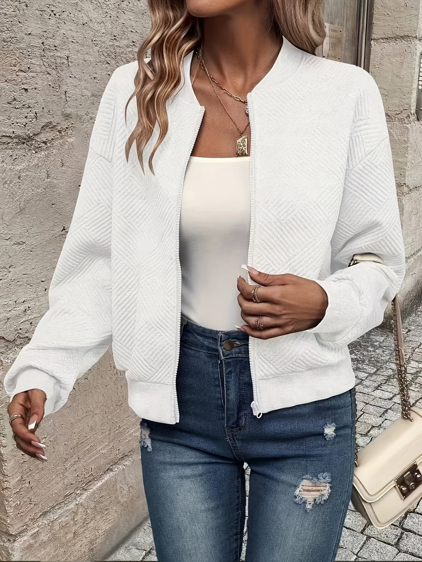 Sandra™ | Lätt Sommarjacka med Dragkedja (40% Rabatt)