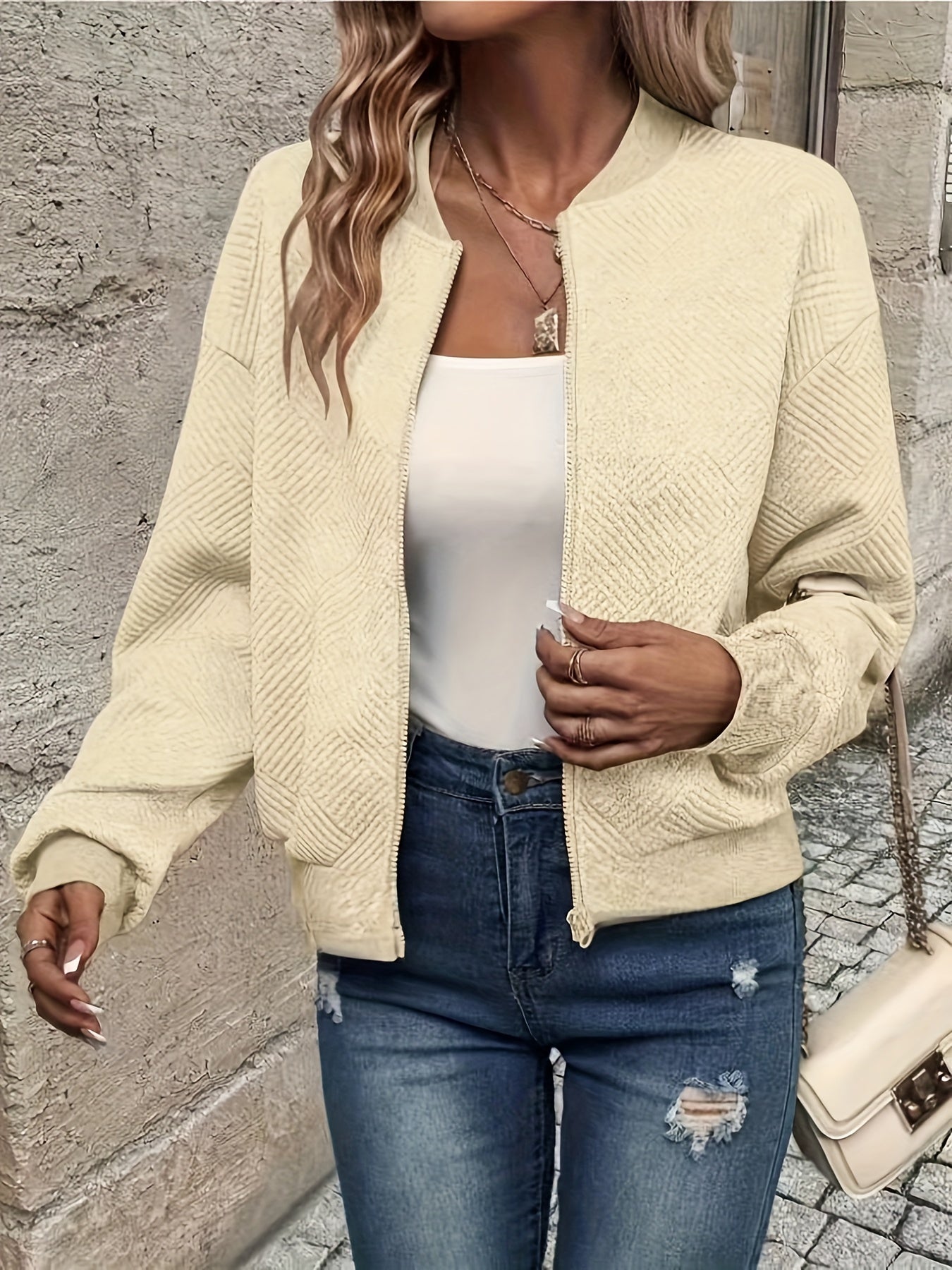 Sandra™ | Lätt Sommarjacka med Dragkedja (40% Rabatt)