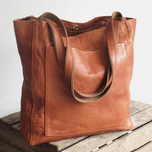 Linn™ | Lyxig pu-läderväska – handgjord med tidlös elegans