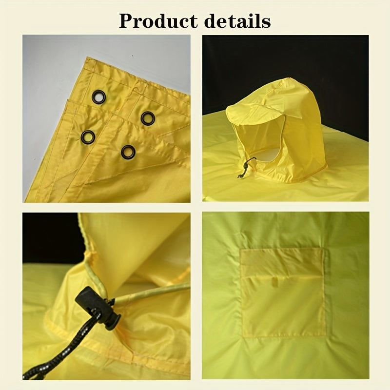 Speciell™ - 3-i-1 Multifunktionell Regnponcho med Huva