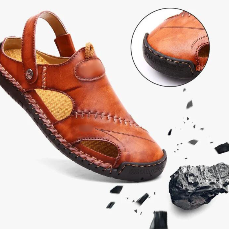 Per™ | Ortopediska sandaler i läder