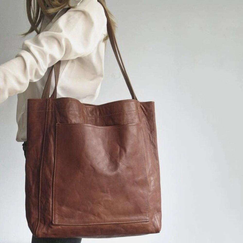 Linn™ | Lyxig pu-läderväska – handgjord med tidlös elegans