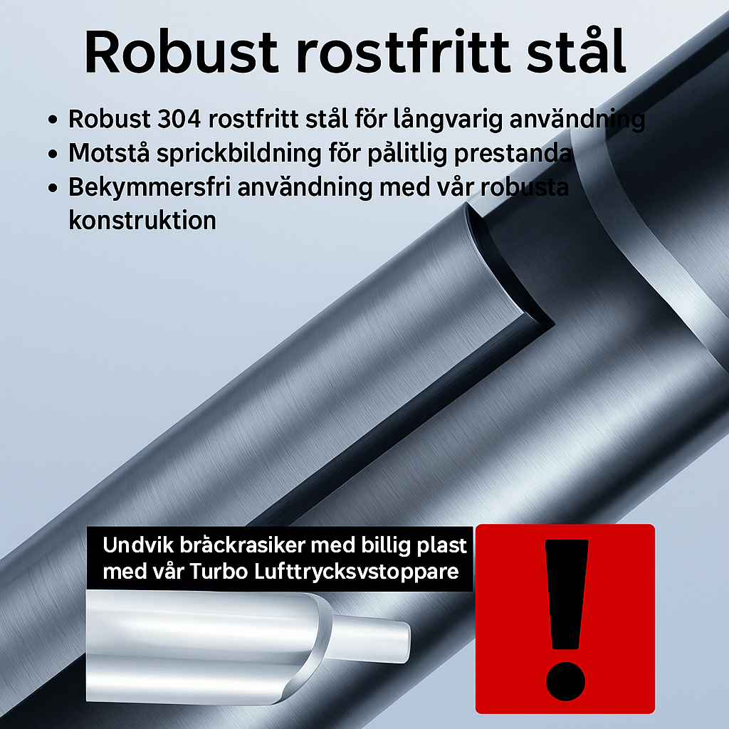 Förbättrad Turbo-Lufttrycksavloppsrensare 2.0™ | Löser alla avloppsstopp!