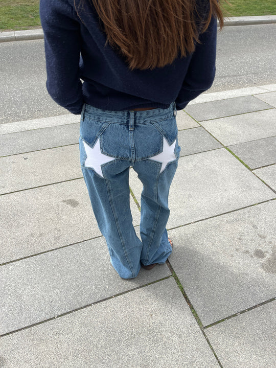 Frida™ | Shape Jeans med Stjärndetaljer