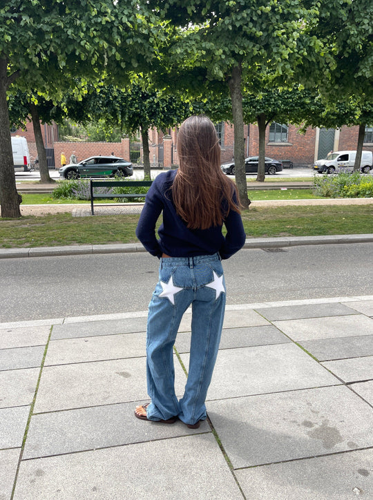 Frida™ | Shape Jeans med Stjärndetaljer