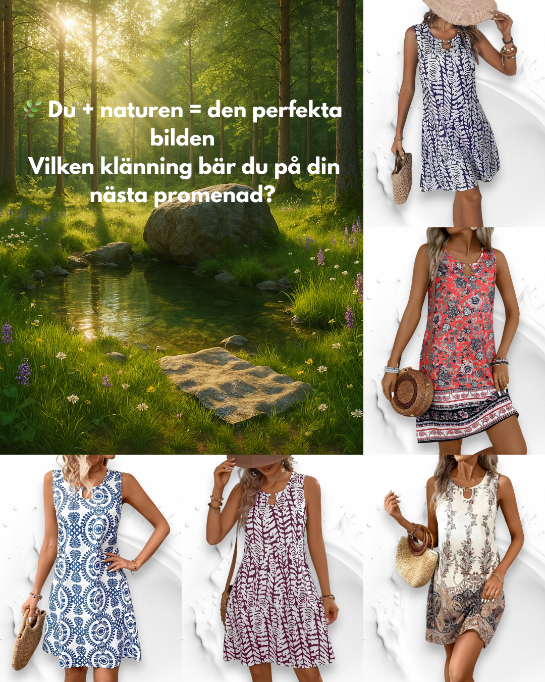 Novi™ | Fängslande Boho Sommarklänning🌸☀️