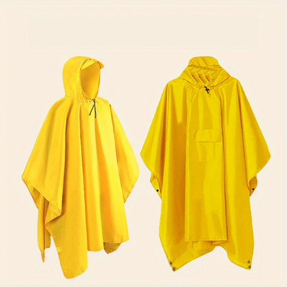 Speciell™ - 3-i-1 Multifunktionell Regnponcho med Huva