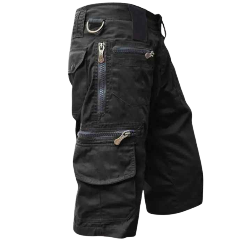 Lars™ Cargoshorts – Sval bomullsblandning