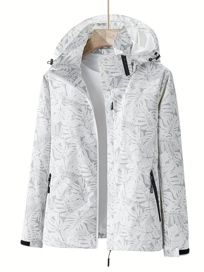 Anita™ | Vindavvisande Outdoorjacka med Kamouflagemönster