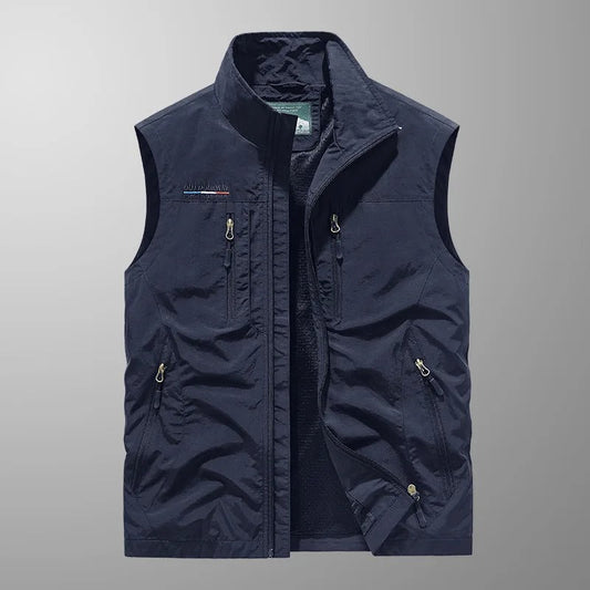 Kasper™ | Andningsbar Cargo Bodywarmer med Flera Fickor