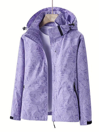 Anita™ | Vindavvisande Outdoorjacka med Kamouflagemönster