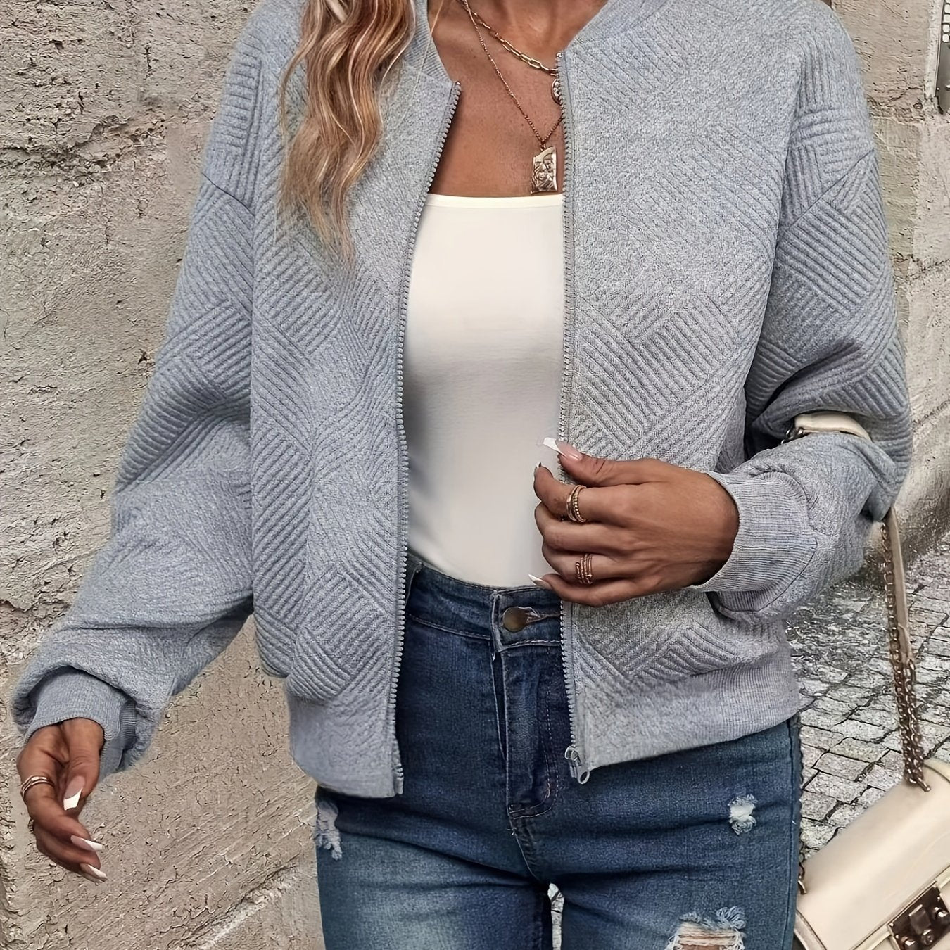 Sandra™ | Lätt Sommarjacka med Dragkedja (40% Rabatt)
